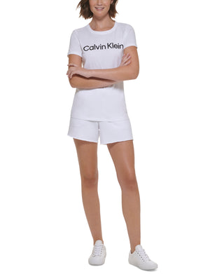 Calvin Klein Women's Logo T-Shirt White Size Large