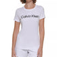 Calvin Klein Women's Logo T-Shirt White Size Large
