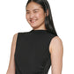 Calvin Klein Women's Sleeveless Ruched Top Black Size X-Large