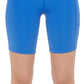 Calvin Klein Women's High Waist Side Pocket Bike Shorts Blue Size Large