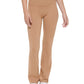Calvin Klein Women's Crossover Waist Flare Leggings Brown Size X-Large