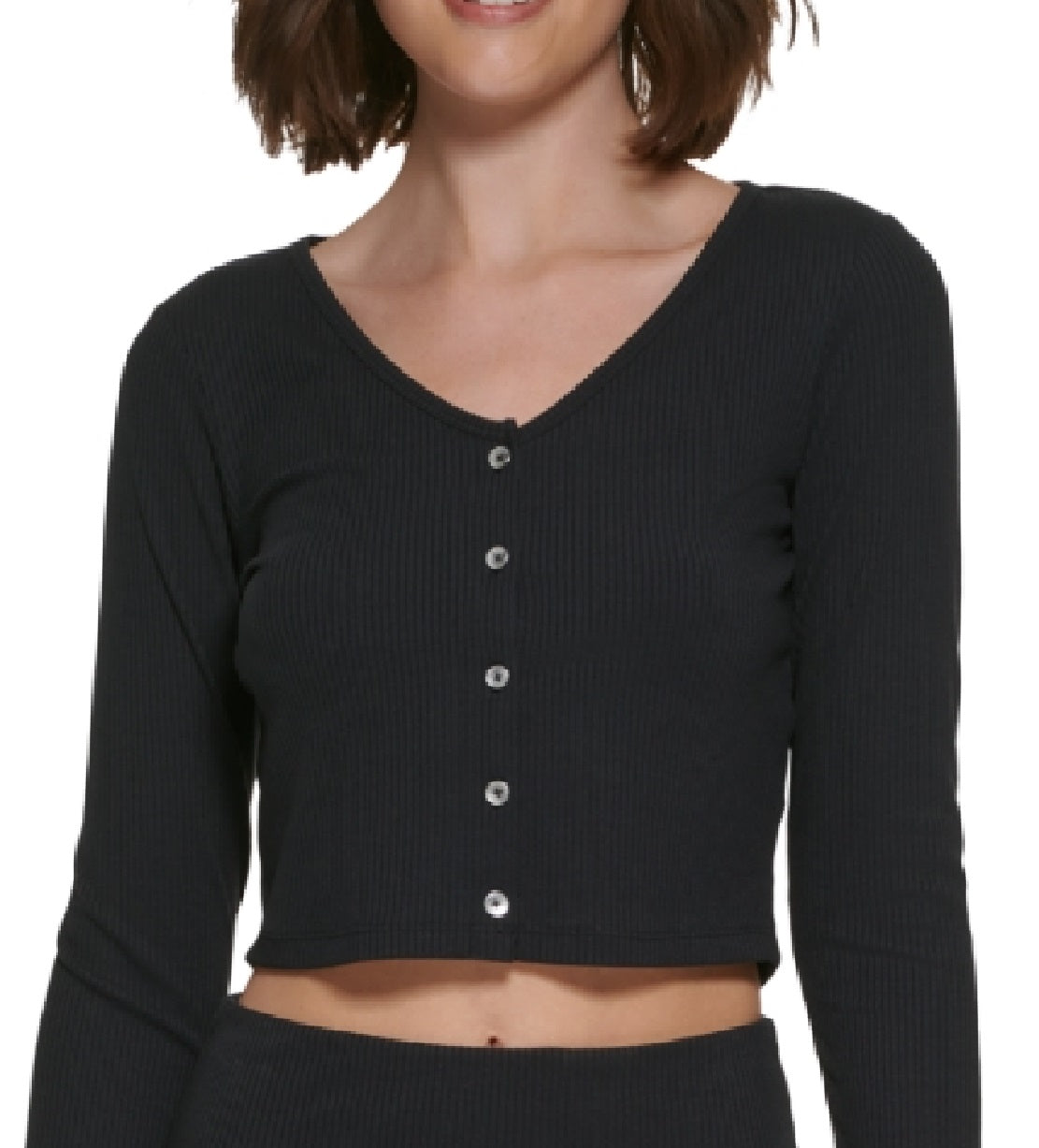 Calvin Klein Women's Slim Fit Cardigan Black Size X-Large