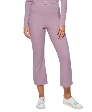 Calvin Klein Women's High Waist Ankle Length Pants Brown Size X-Large