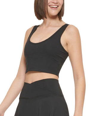 Calvin Klein Women's Crossover Waist Skort Black Size Large