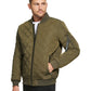 Calvin Klein Men's Quilted Baseball Jacket Green Size Large