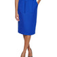 Calvin Klein Women's Tie Belt Pencil Skirt Blue Size 8 Petite