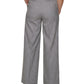 Calvin Klein Women's Houndstooth Plaid Wide Leg Pants Gray Size 14 Petite