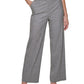 Calvin Klein Women's Glen Plaid Pants Gray Size 14