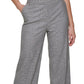 Calvin Klein Women's Glen Plaid Pants Gray Size 14