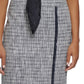 Calvin Klein Women's Tweed Pencil Skirt Blue Size 14 Petite