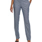Calvin Klein Women's Mid Rise Ankle Zip Pants Blue Size 12Petite