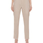 Calvin Klein Women's Linen Blend Slim Leg Pants Brown Size 8Petite