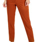 Calvin Klein Women's Lux Highline Skinny Pants Brown Size 12Petite