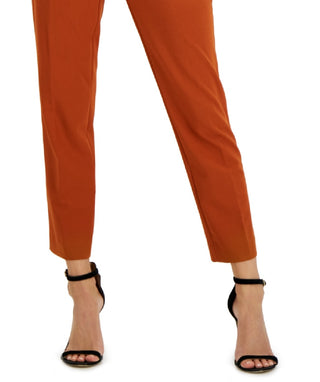 Calvin Klein Women's Lux Highline Skinny Pants Brown Size 12Petite