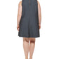 Calvin Klein Women's Denim Shift Dress Blue Size 20W