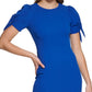 Calvin Klein Women's Tie Cuff Sheath Dress Blue Size 10