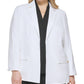 Calvin Klein Women's Open Front Shawl Collar Blazer White Size 18W
