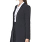 Calvin Klein Women's Open Front Long Blazer Blue Size 4Petite