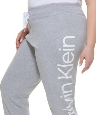 Calvin Klein Women's Logo Jogger Pants Gray Size 2X
