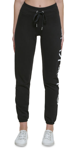 Calvin Klein Women's Logo Joggers Black Size XX-Large