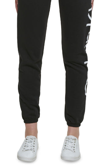 Calvin Klein Women's Logo Joggers Black Size XX-Large