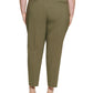 Calvin Klein Women's Slim Leg Pants Green Size 22W