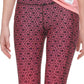 Calvin Klein Women's Printed High Rise 7/8 Leggings Orange Size Large