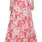 Calvin Klein Women's Floral Strappy Back Gown Pink Size 6