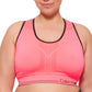 Calvin Klein Women's Reversible Medium Impact Sports Bra Orange Size 1X
