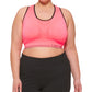 Calvin Klein Women's Reversible Medium Impact Sports Bra Orange Size 1X