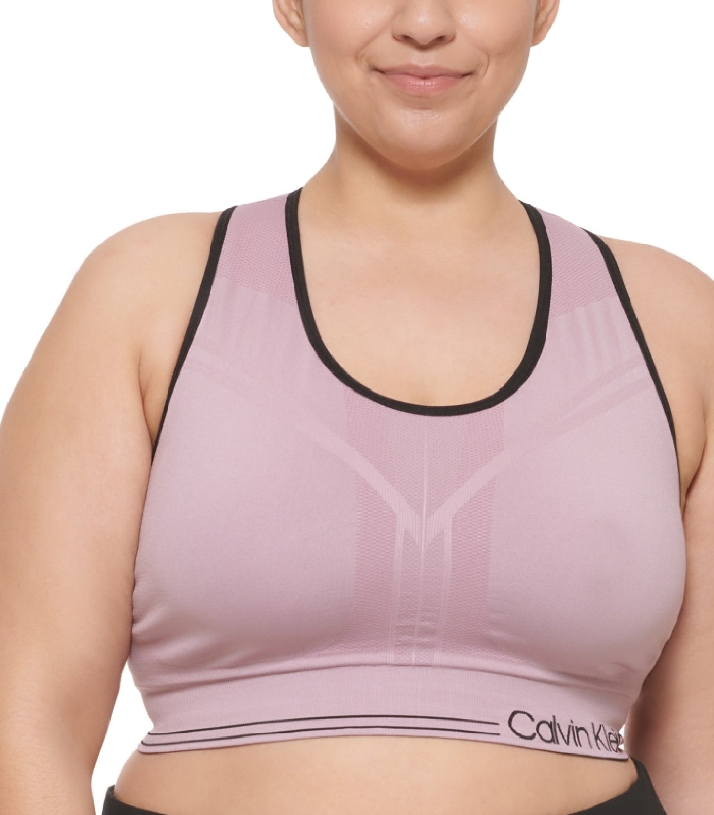 Calvin Klein Women's Reversible Medium Impact Sports Bra Brown Size 3X