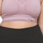 Calvin Klein Women's Reversible Medium Impact Sports Bra Brown Size 3X