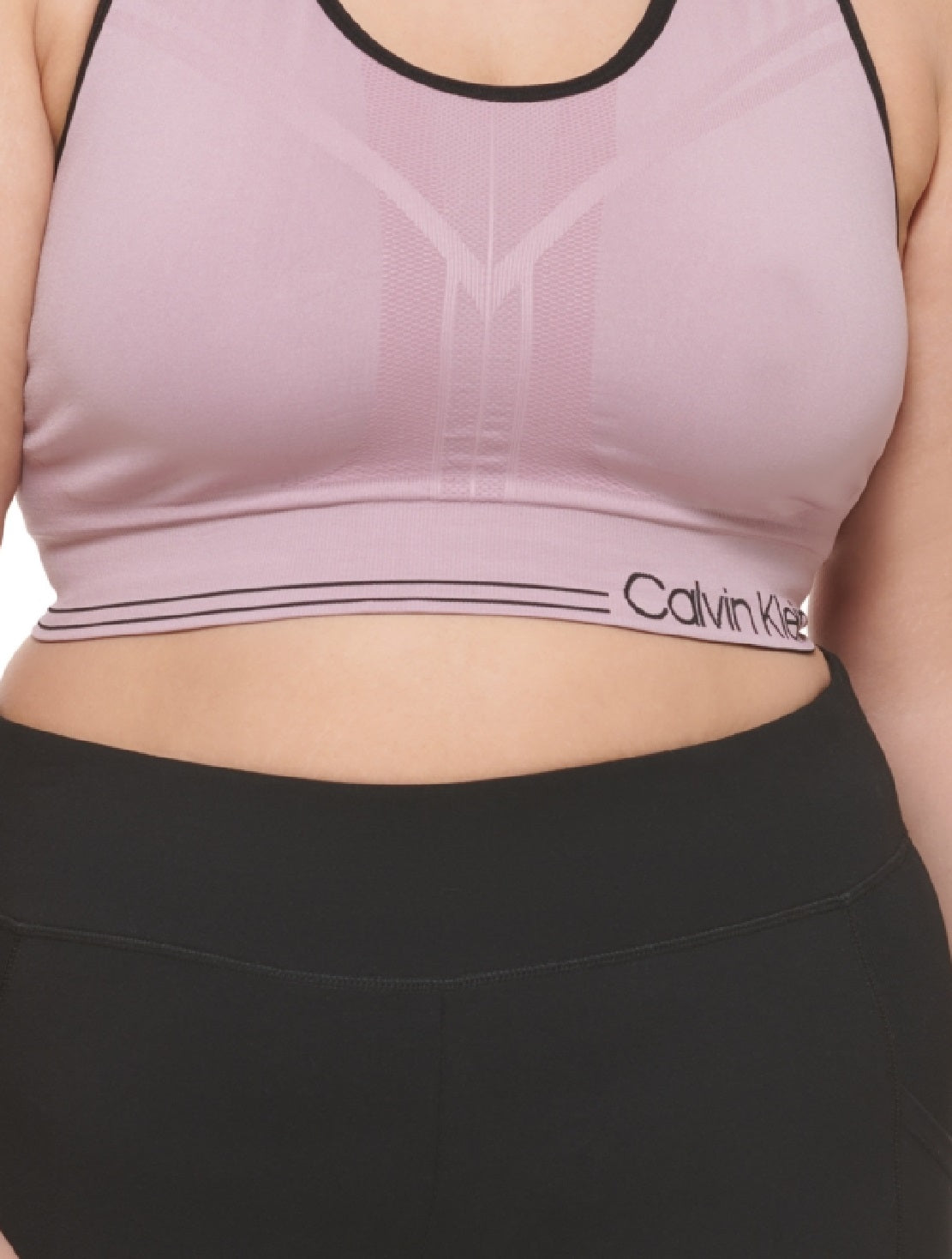 Calvin Klein Women's Reversible Medium Impact Sports Bra Brown Size 3X