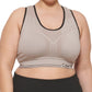 Calvin Klein Women's Reversible Medium Impact Sports Bra Brown Size 3X