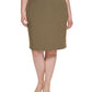 Calvin Klein Women's Luxe Pencil Skirt Green Size 22W
