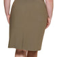 Calvin Klein Women's Luxe Pencil Skirt Green Size 22W