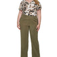 Calvin Klein Women's Wide Leg Pants Green Size 16W