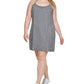 Calvin Klein Women's Space Dyed Strappy Tank Dress Black Size 1X