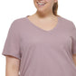 Calvin Klein Women's Ruched T Shirt Brown Size 2X