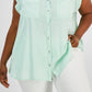 Calvin Klein Women's Cuffed Sleeve Top Green Size 2X