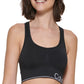 Calvin Klein Women's Racerback Sports Bra Black Size X-Large