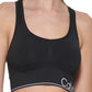 Calvin Klein Women's Racerback Sports Bra Black Size X-Large