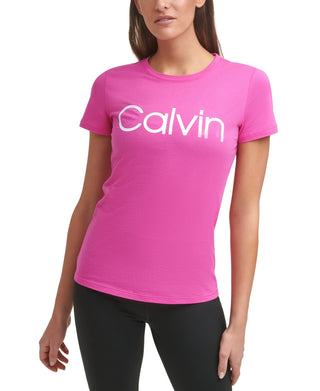 Calvin Klein Women's Logo T-Shirt Pink