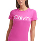 Calvin Klein Women's Logo T-Shirt Pink
