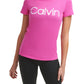 Calvin Klein Women's Logo T-Shirt Pink