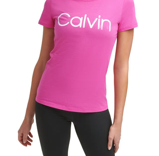 Calvin Klein Women's Logo T-Shirt Pink