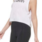 Calvin Klein Women's Muscle Tank White Size Small