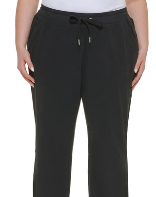 Calvin Klein Women's Drawstring Pants Black Size 3X