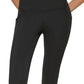 Calvin Klein Women's Super High Waist Cropped Tights Black Size Large