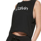 Calvin Klein Women's Muscle Tank Black Size Medium
